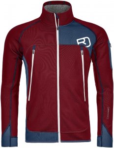 Ortovox Herren Fleece Plus Jacke Rot XXL