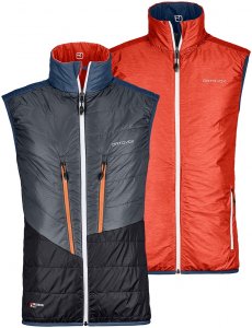 Ortovox Herren Piz Cartas Weste Orange S