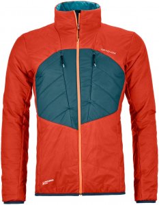 Ortovox Herren Swisswool Dufour Jacke Orange XL