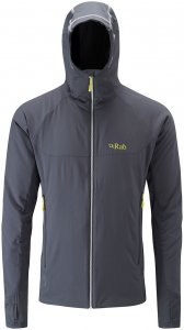 Rab Herren Alpha Flux Jacke Schwarz M