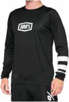 100% Kinder R-Core Radtrikot (Größe S, schwarz)