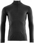 Aclima Herren Mockneck Zip Longsleeve (Größe XL, grau)