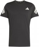 adidas Herren Iconic Running T-Shirt (Größe S, schwarz)