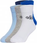 adidas Kinder Linear Ankle 5er Pack Socken (Größe 22 , blau)