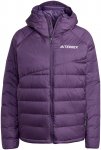 adidas Terrex Damen Xperior Climawarm Down Hoodie Jacke (Größe M, lila)