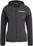 adidas Terrex Damen Xperior Climawarm Wind Hoodie Jacke (Größe S, schwarz)
