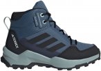 adidas Terrex Kinder AX4R Rain.Rdy Mid Schuhe (Größe 32, blau)