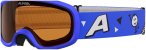 Alpina Kinder Piney 2.0 Skibrille (Größe XS, blau)