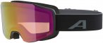 Alpina Taos Q-Lite Skibrille (Größe M, schwarz)