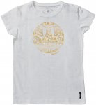 Alprausch Kinder Alpsmiley Meitli T-Shirt (Größe 104, weiss)