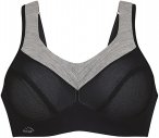 Anita Damen PanAlp Merino Wolle Sport BH (Größe 80A, schwarz)