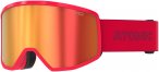 Atomic Four HD Skibrille (Größe One Size, rot)