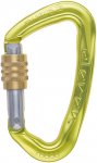 Austrialpin Eleven Alu Schraubkarabiner (Größe One Size, gelb)
