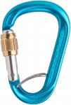 Austrialpin HMS Rondo Alu Selfie Schraub-Karabiner (Größe One Size, blau)