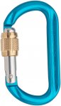 Austrialpin Ovalo GI Alu Schraub-Karabiner (Größe One Size, blau)