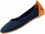 Baabuk Damen Wool Ballerina Schuhe (Größe 38, blau)