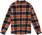 Bavarian Caps Herren Edelweiß Flanell Hemd (Größe S, orange)