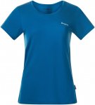 Bergans Damen Rabot Emblem Wool T-Shirt (Größe L, blau)