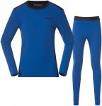 Bergans Kinder Allround Merino Unterwäsche Set (Größe 116, blau)