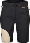 Bergzeit Basics Damen Meru Nazca Bermuda Shorts (Größe S, schwarz)