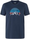 Bergzeit Basics Herren Bergzeit T-Shirt (Größe 3XL, blau)