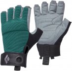 Black Diamond Damen Crag Half-Finger Kletterhandschuhe (Größe L, tuerkis)