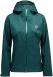 Black Diamond Damen Fineline Stretch Shell Jacke (Größe XL, gruen)