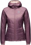 Black Diamond Damen Solution Hoodie Jacke (Größe XS, lila)