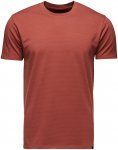 Black Diamond Herren BD Stripe T-Shirt (Größe L, rot)