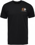 Black Diamond Herren Faded T-Shirt (Größe XL, schwarz)