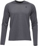 Black Diamond Herren Lightwire Tech Longsleeve (Größe XL, grau)