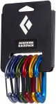 Black Diamond Miniwire Rackpack Karabiner 6er Set (Größe One Size, mehrfarbig)