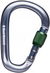 Black Diamond Pearlock Screwgate Karabiner (Größe One Size, grau)
