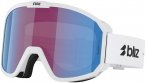 Bliz Rave Skibrille (Größe One Size, weiss)