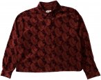 Brava Fabrics Damen Bombon Babycord Boxy Bluse (Größe L, braun)