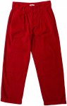Brava Fabrics Damen Corduroy Pleated Hose (Größe XS, rot)