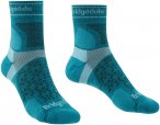 Bridgedale Damen Ultralight T2 Merino Sport 3/4 Crew Socken (Größe 38 , tuerki