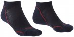 Bridgedale Herren Hike UL T2 Merino Performance Low Socken (Größe 44 , blau)