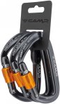 Camp Orbit Lock Karabiner 3er Pack (Größe One Size, grau)