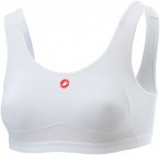 Castelli Damen Rosso Corsa Sport BH (Größe XS, weiss)