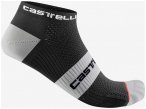 Castelli Lowboy 2 Socken (Größe 44 , schwarz)