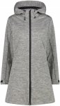 CMP Damen Hoodie Mantel (Größe XXS, grau)