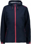 CMP Damen Rain Fix Hoodie Jacke (Größe M, blau)