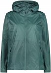CMP Damen Rain Hoodie Jacke (Größe XXL, tuerkis)