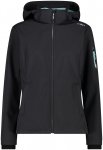 CMP Damen Softshell Hoodie Jacke (Größe XXS, grau)