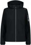 CMP Damen Softshell Hoodie Jacke (Größe L, schwarz)