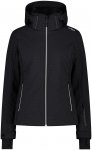 CMP Damen Zip Hoodie Jacke (Größe XXS, schwarz)