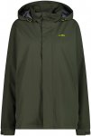 CMP Herren Hoodie Button Rain Jacke (Größe 3XL, gruen)