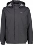CMP Herren Hoodie Button Rain Jacke (Größe S, schwarz)