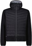 CMP Herren Hybrid Hoodie Jacke (Größe L, schwarz)